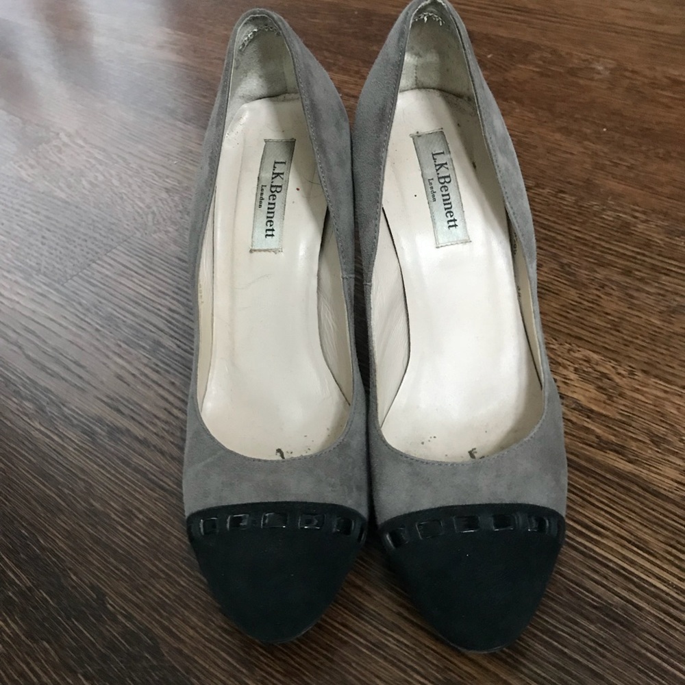 EUC L.K. Bennett UK Suede Heels